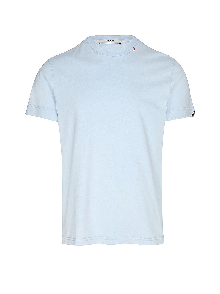 REPLAY T-Shirt  hellblau | S