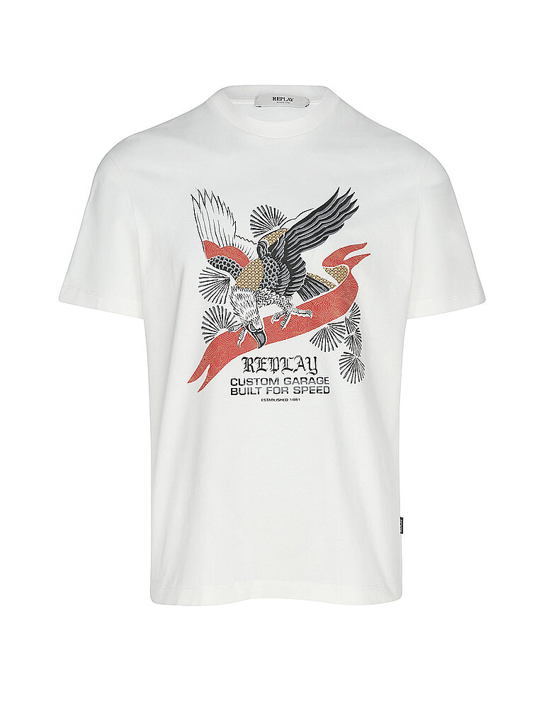 REPLAY T-Shirt  weiss | S
