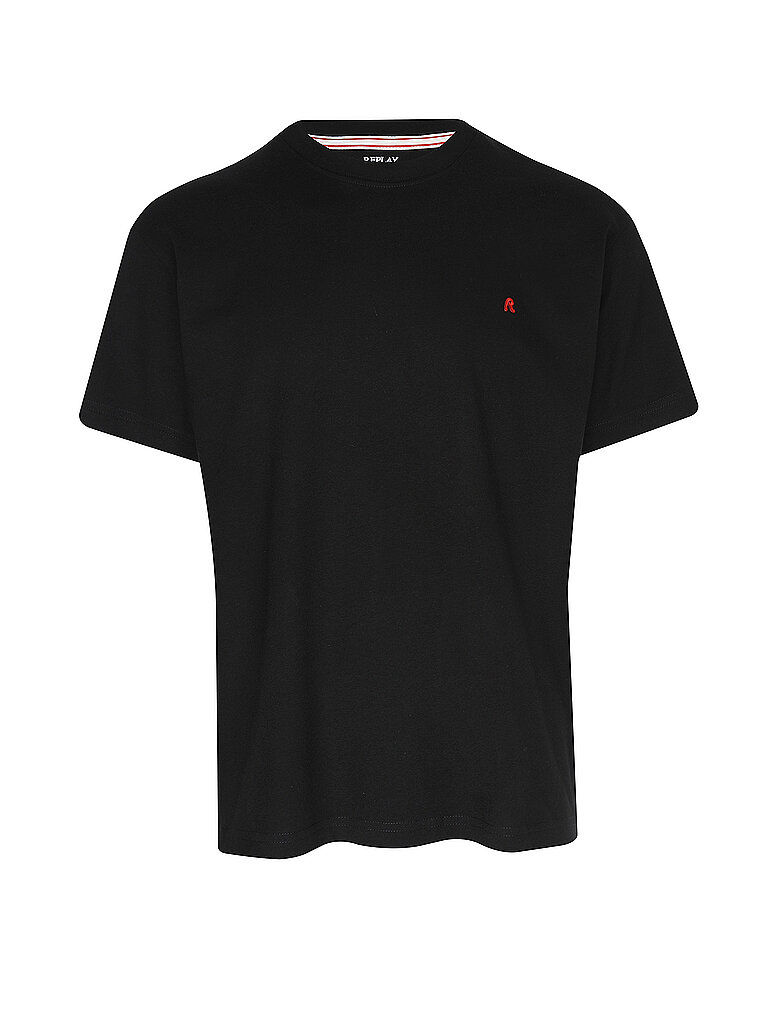 REPLAY T-Shirt CHEST R schwarz | L