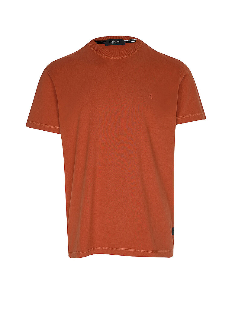 REPLAY T-Shirt  orange | L