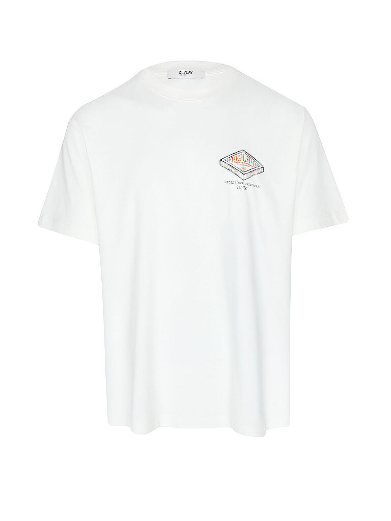 REPLAY T-Shirt  weiss | L