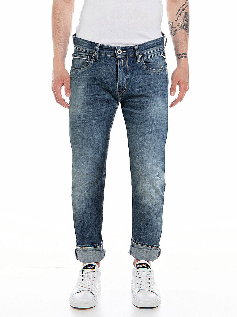 REPLAY Jeans Slim Fit  blau | 32/L34