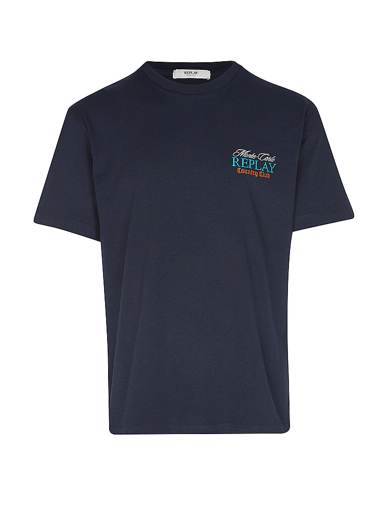 REPLAY T-Shirt  dunkelblau | L