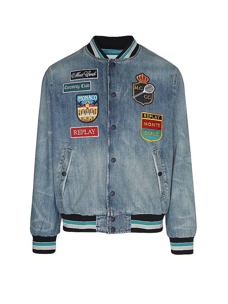 REPLAY Jeansjacke MONTE-CARLO hellblau | L