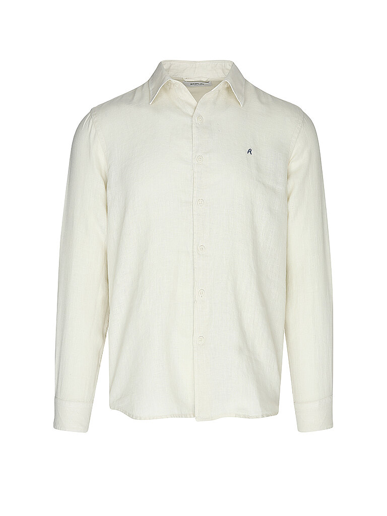 REPLAY Leinenhemd beige | L
