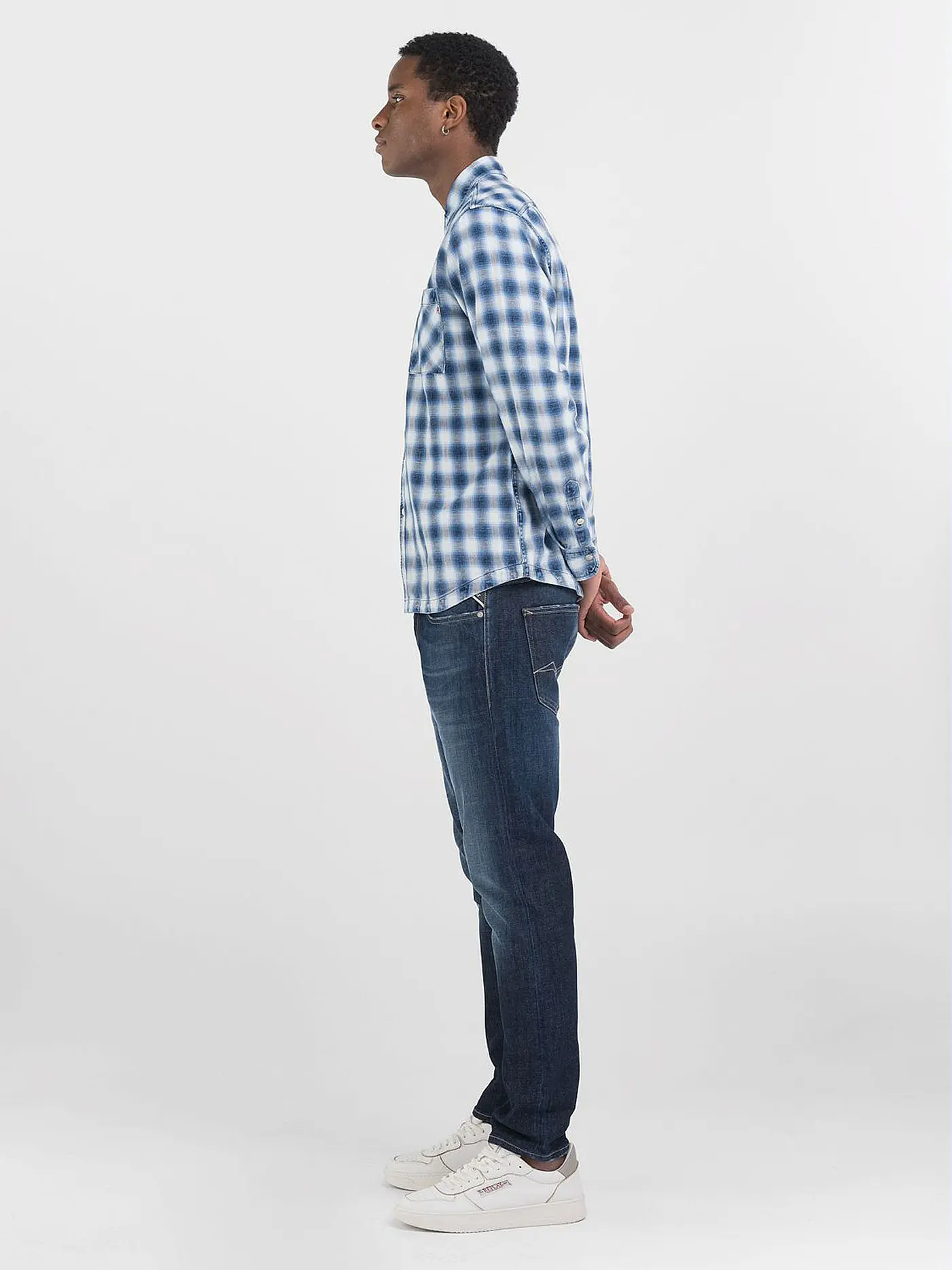 REPLAY | Hemd Regular Fit  | blau