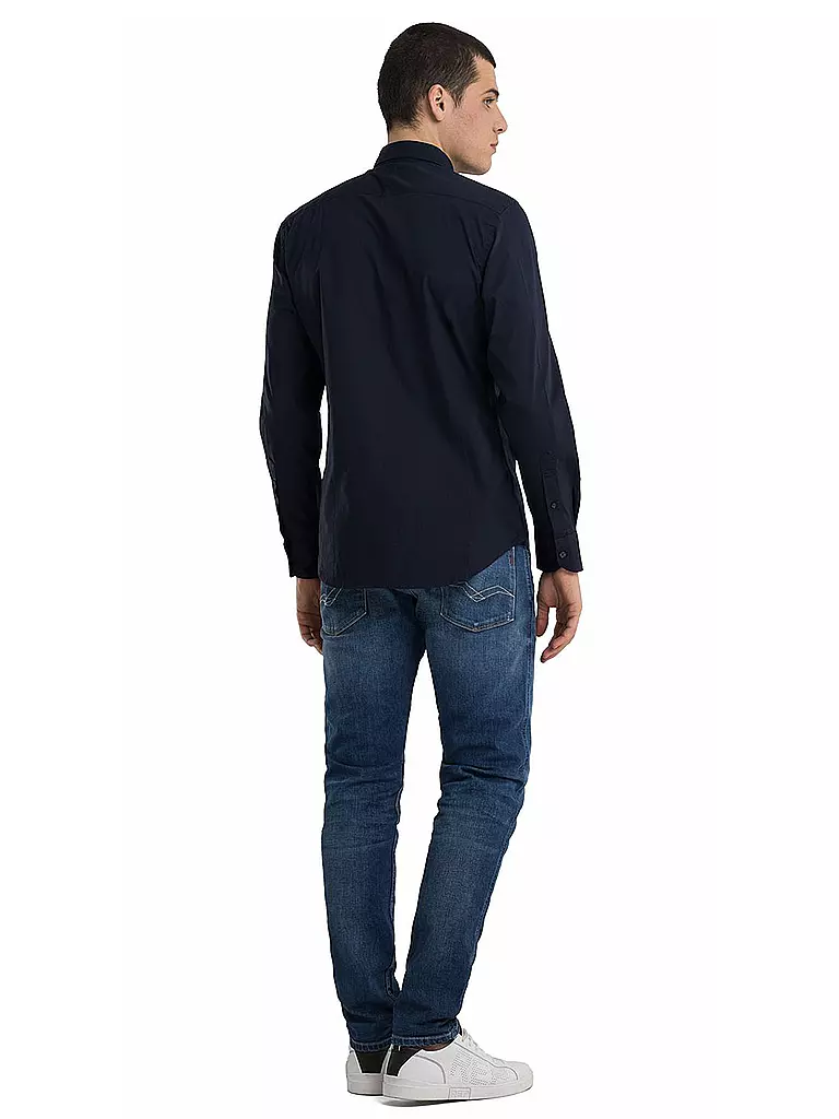 REPLAY | Hemd Slim Fit | blau