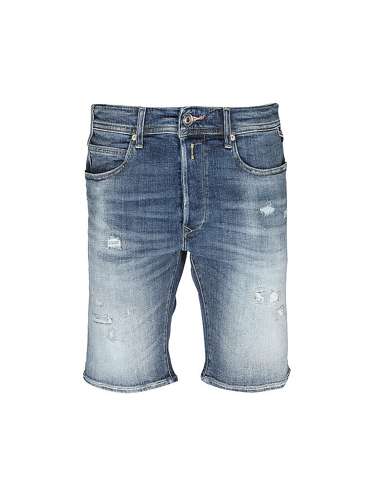 REPLAY Jeans Shorts Tapered Fit RBJ.901 blau