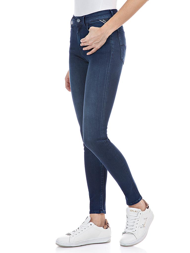 REPLAY | Jeans Skinny Fit " Luzien " (Highwaist) | blau