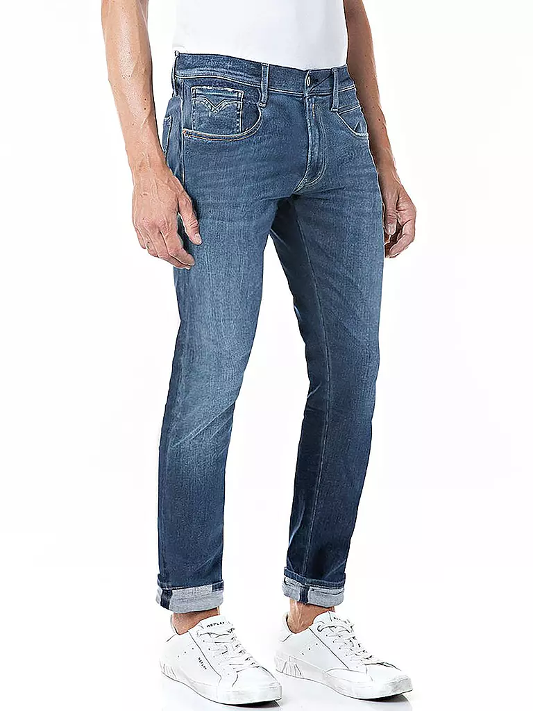 REPLAY | Jeans Slim Fit Ambass Hyperflex Reused | blau