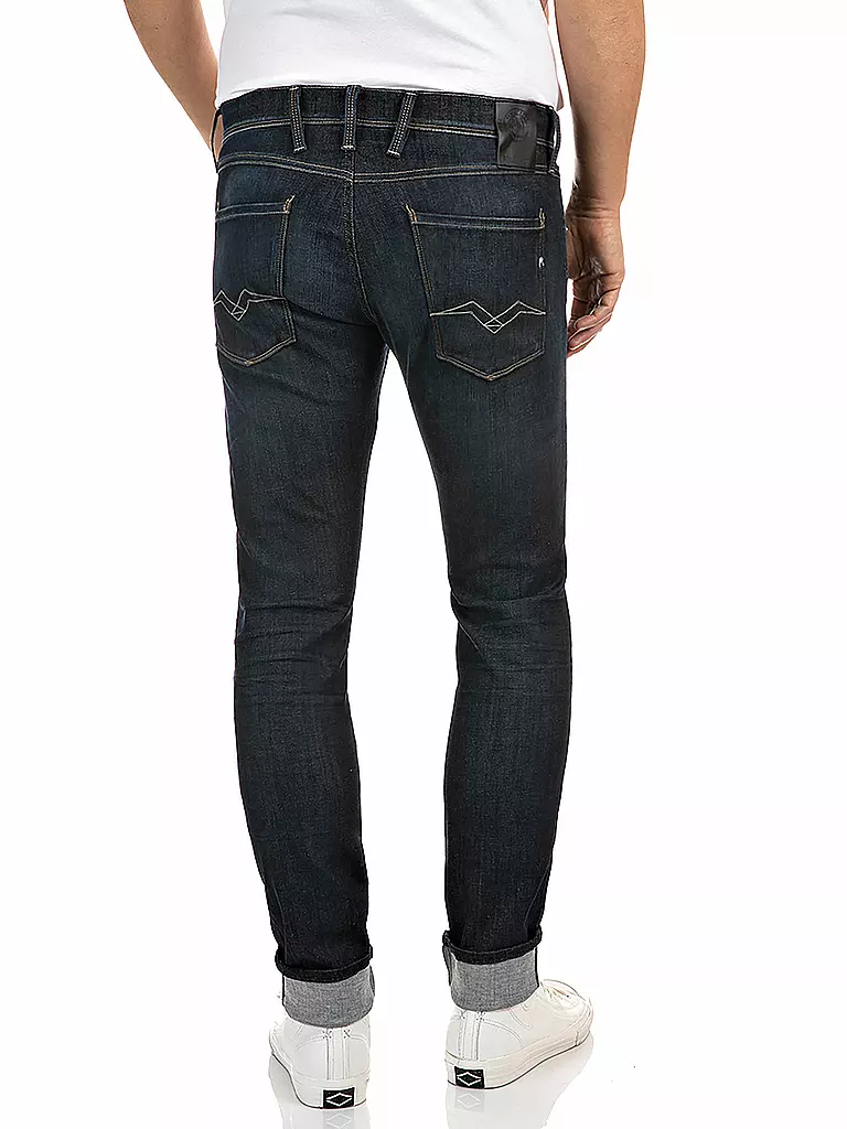 REPLAY | Jeans Slim Fit Ambass Hyperflex Reused | schwarz