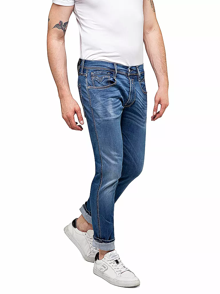 REPLAY | Jeans Slim Fit ANBASS HYPERFLEX BIO | blau