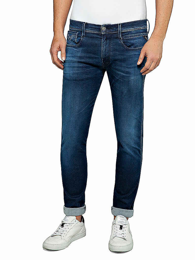 REPLAY | Jeans Slim-Fit "Anbass - Hyperflex Clouds" | blau