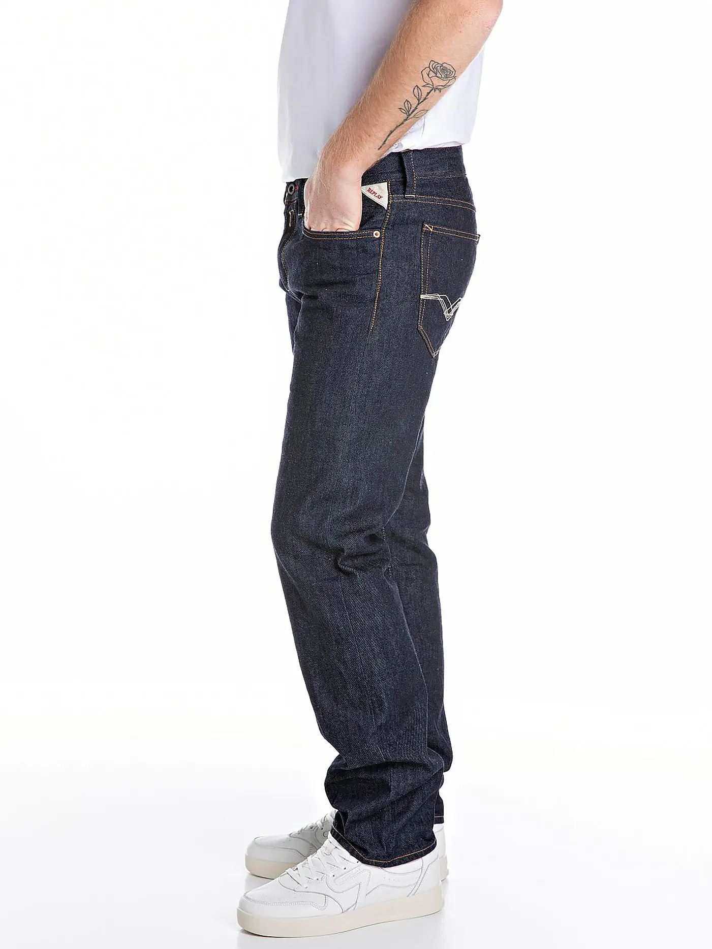 REPLAY | Jeans Tapered Fit DERYCK | dunkelblau