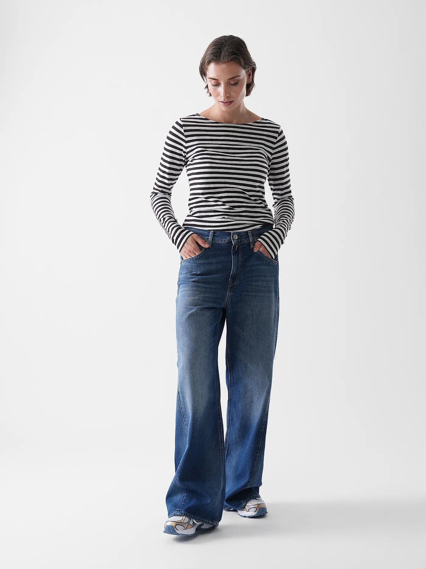 REPLAY | Jeans Wide Leg NARJA | blau