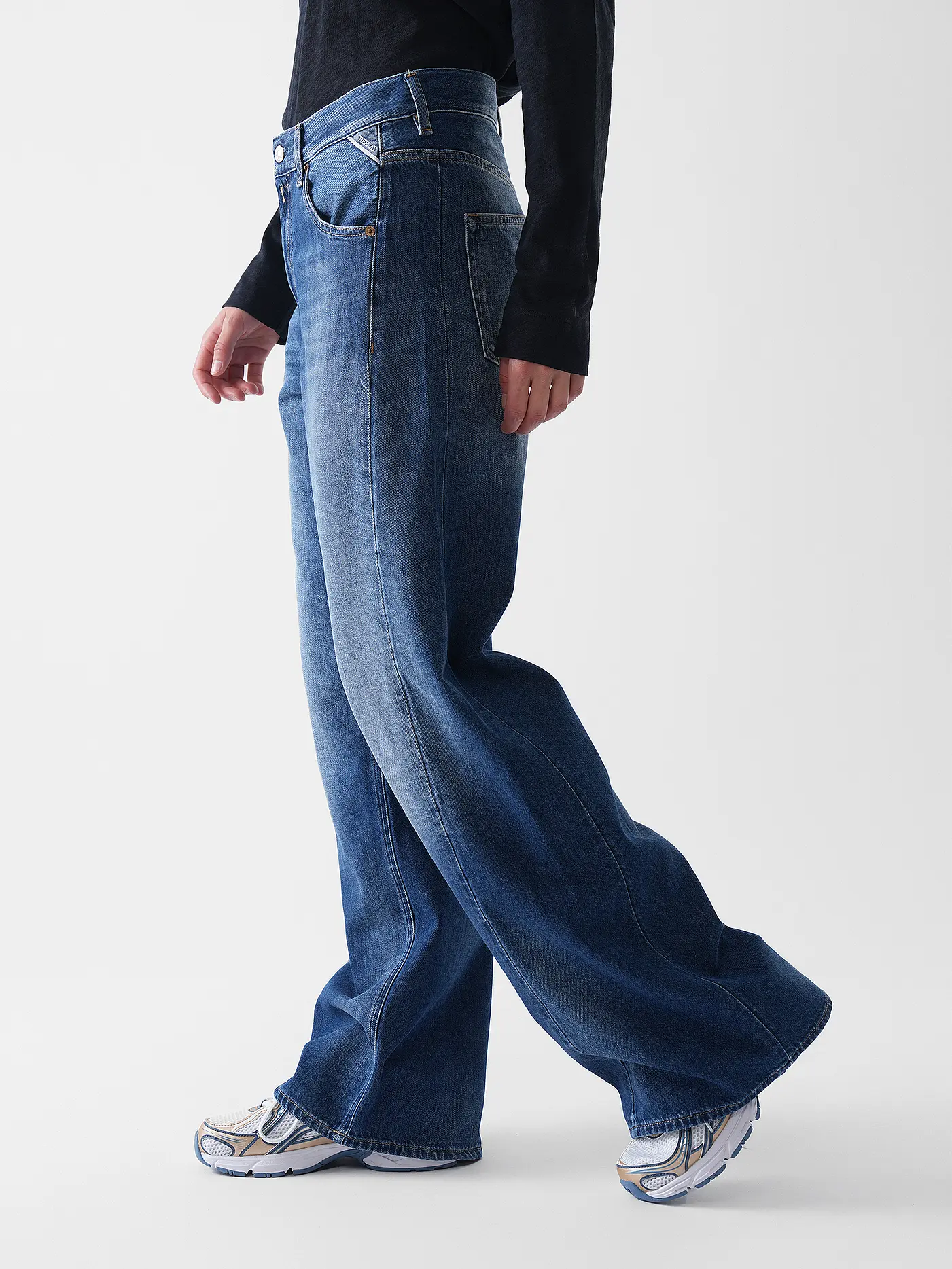 REPLAY | Jeans Wide Leg NARJA | blau