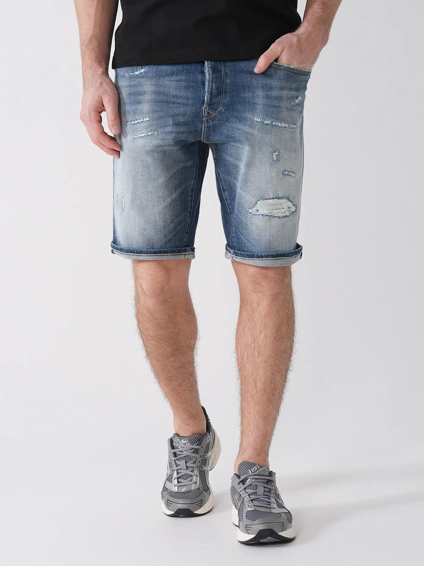 REPLAY | Jeansshorts  | blau