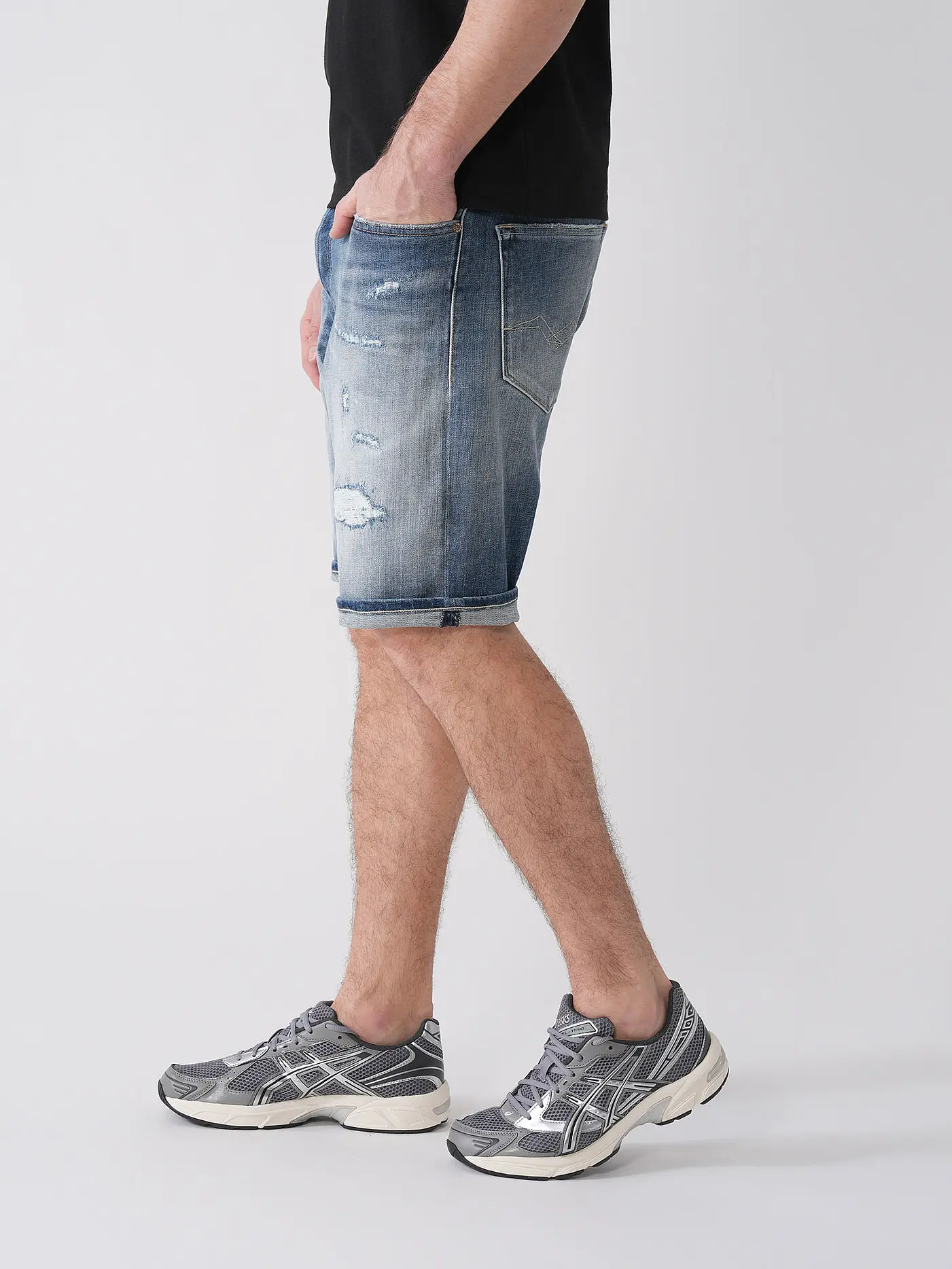 REPLAY | Jeansshorts  | blau