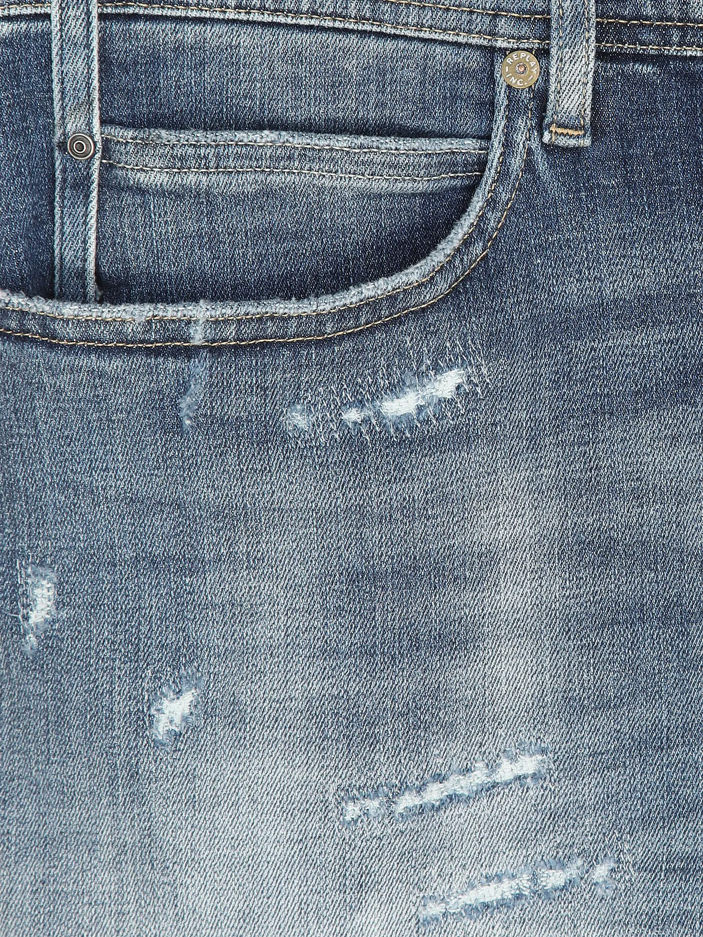 REPLAY | Jeansshorts  | blau