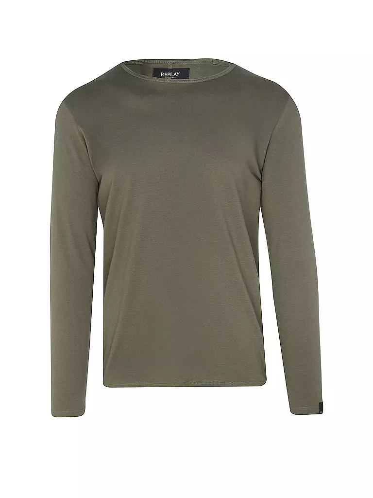 REPLAY | Langarmshirt  | olive
