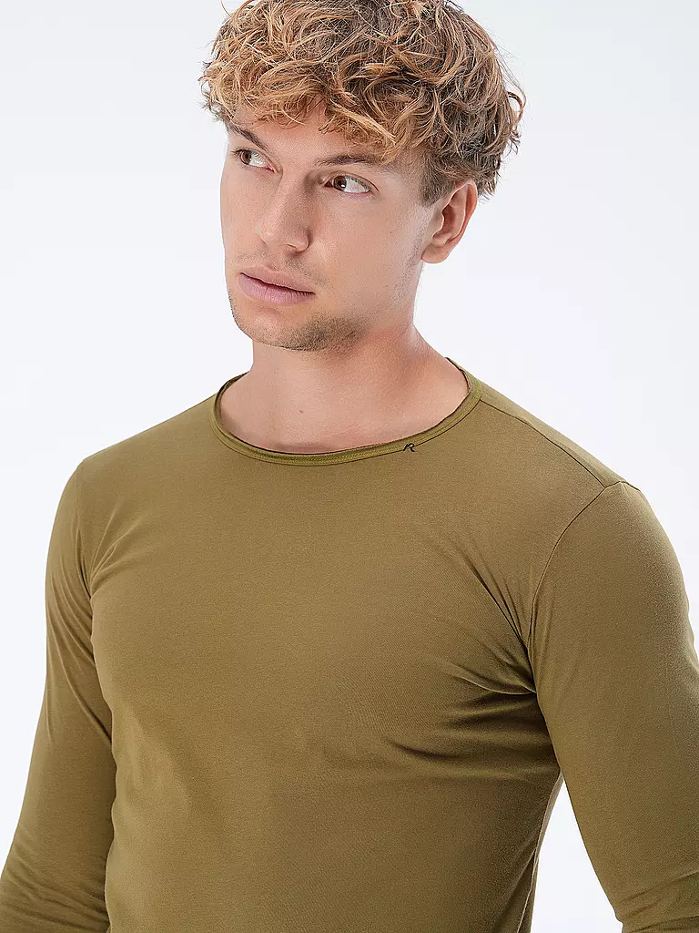 REPLAY | Langarmshirt | olive