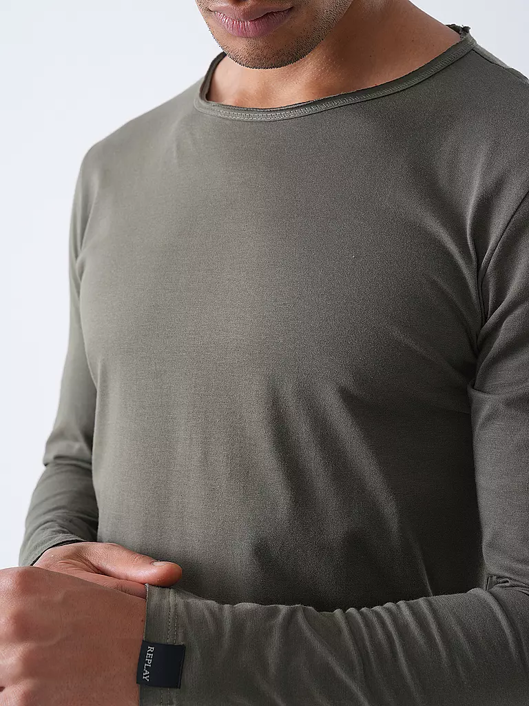 REPLAY | Langarmshirt | schwarz