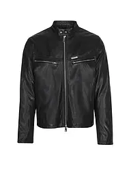 REPLAY | Lederjacke | schwarz