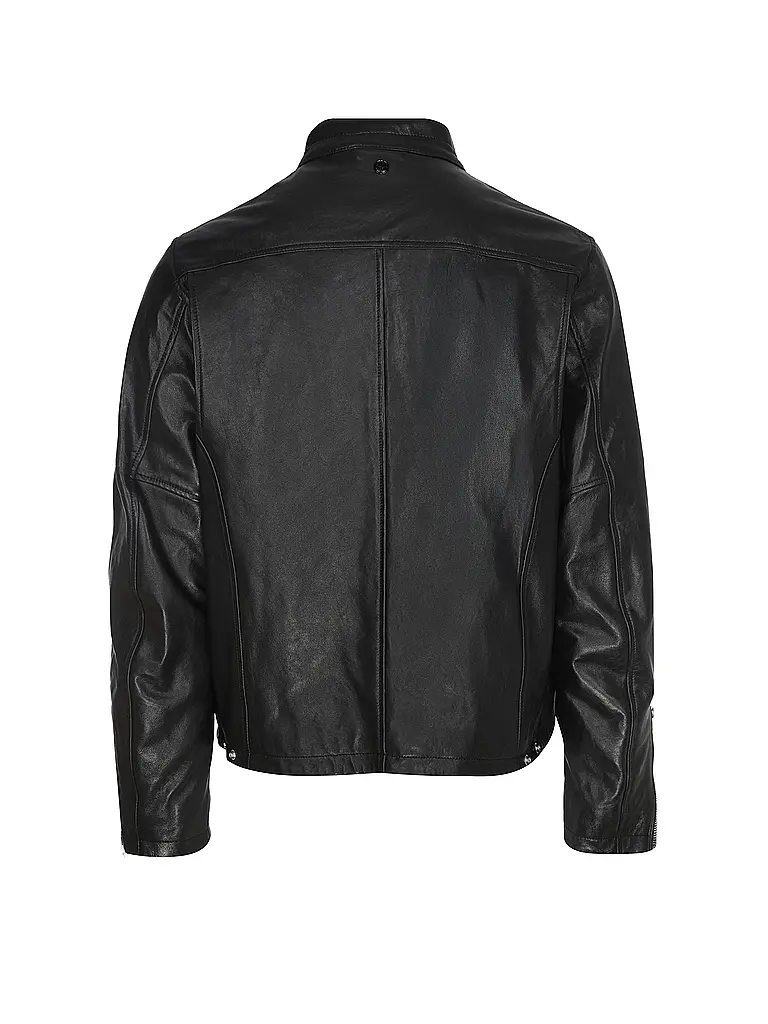 REPLAY | Lederjacke | schwarz