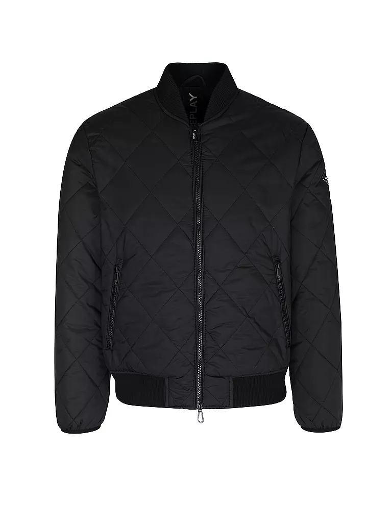 REPLAY | Leichtsteppjacke  | schwarz