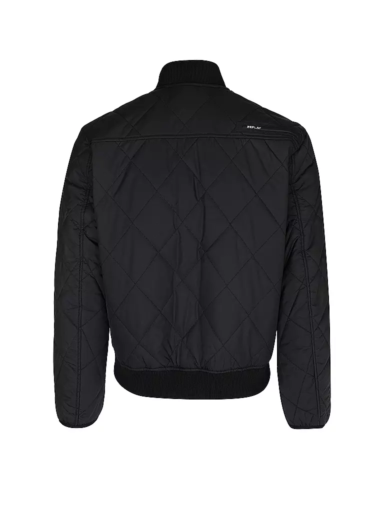 REPLAY | Leichtsteppjacke  | schwarz
