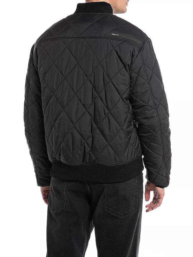 REPLAY | Leichtsteppjacke  | schwarz