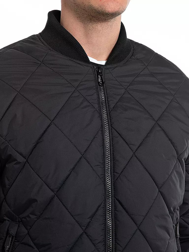 REPLAY | Leichtsteppjacke  | schwarz