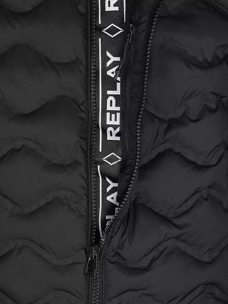 REPLAY | Leichtsteppjacke | schwarz