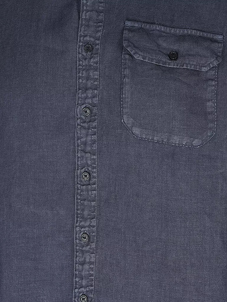 REPLAY | Leinenhemd Regular Fit  | blau