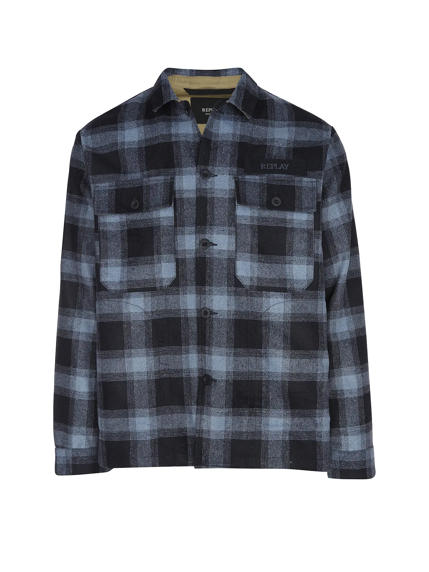 REPLAY | Overshirt  | blau