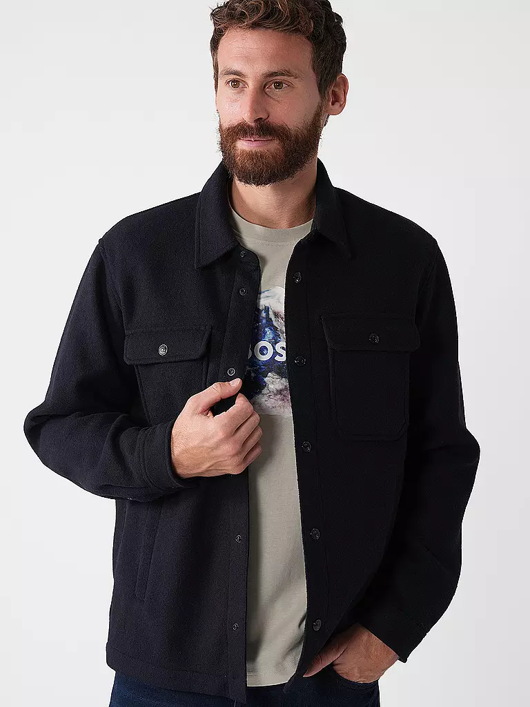 REPLAY | Overshirt  | blau