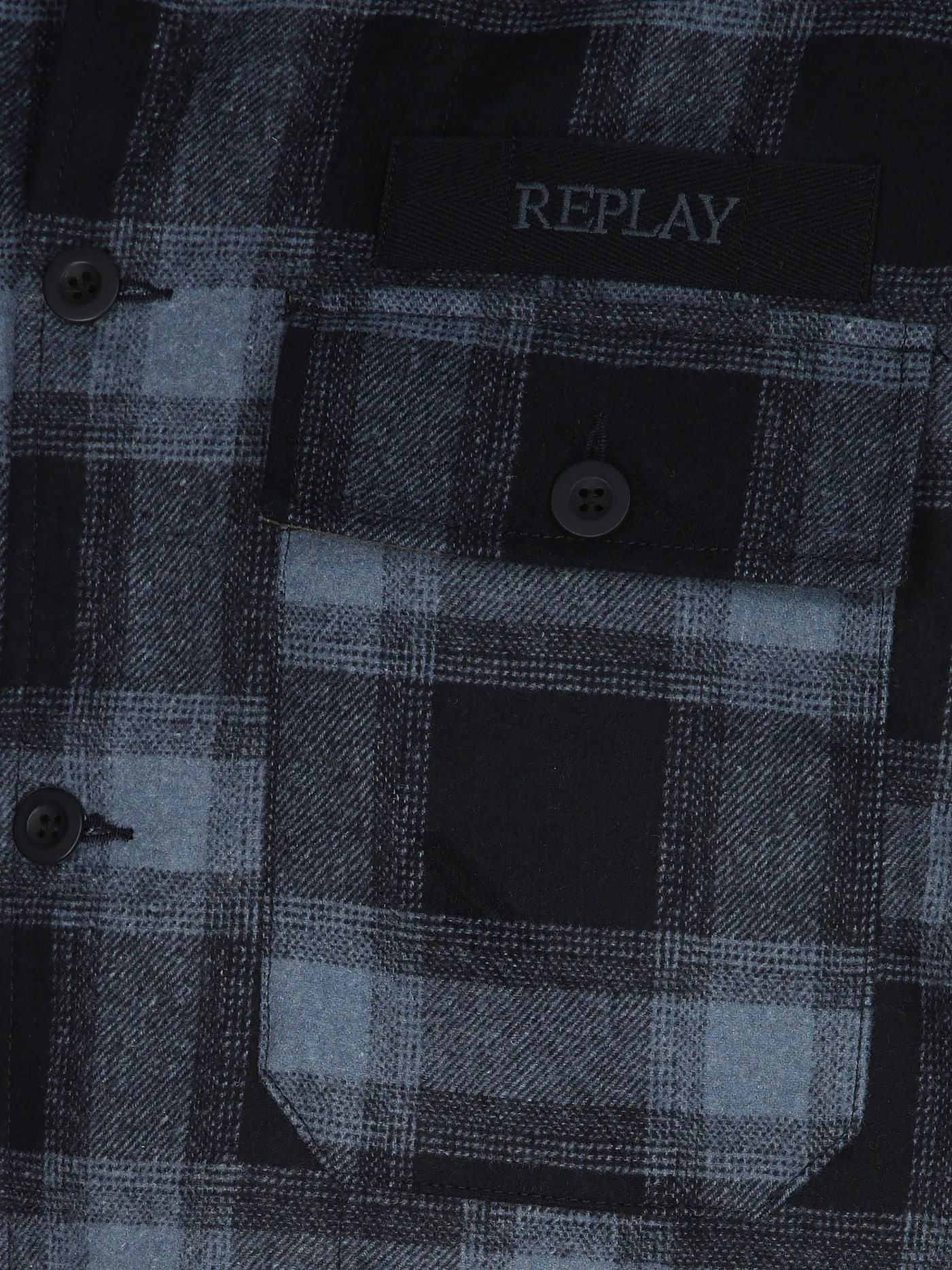 REPLAY | Overshirt  | blau