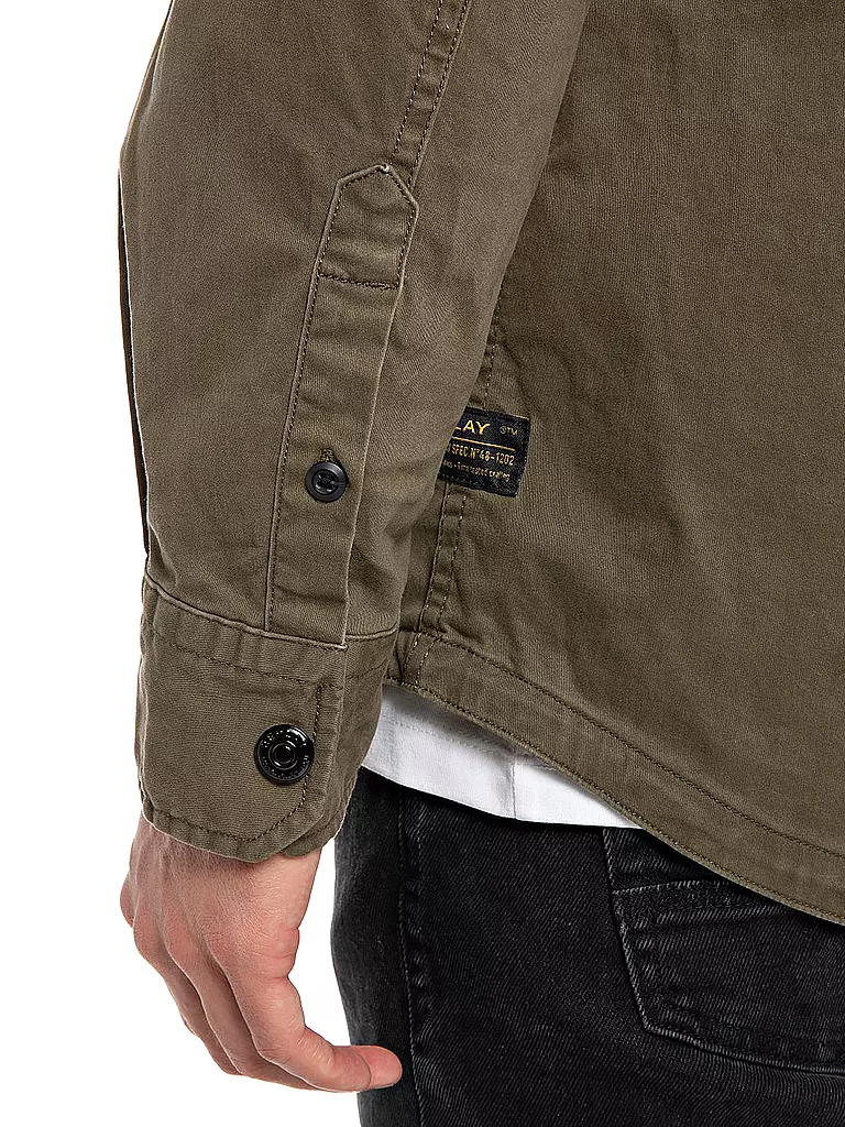 REPLAY | Overshirt | olive