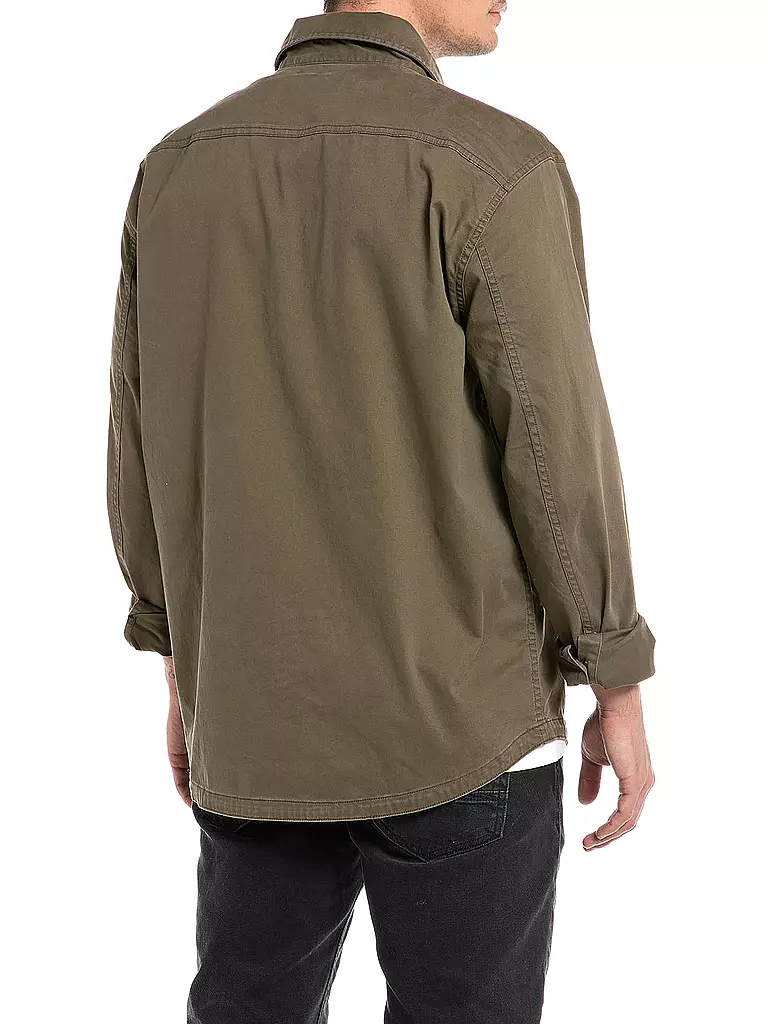 REPLAY | Overshirt | olive