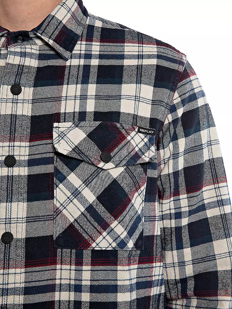 REPLAY | Overshirt | dunkelblau