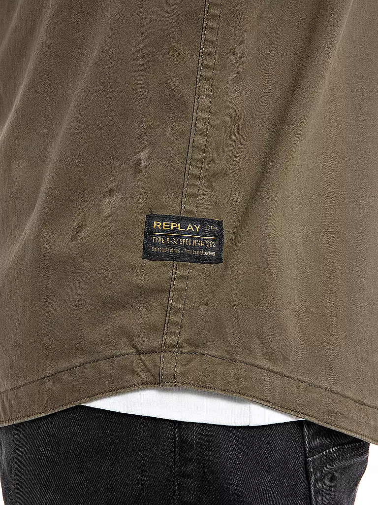 REPLAY | Overshirt | olive