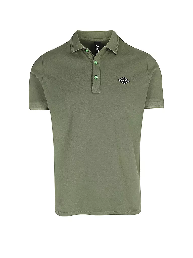 REPLAY | Poloshirt  | grün