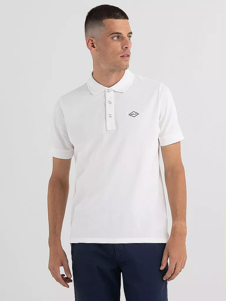 REPLAY | Poloshirt  | weiss