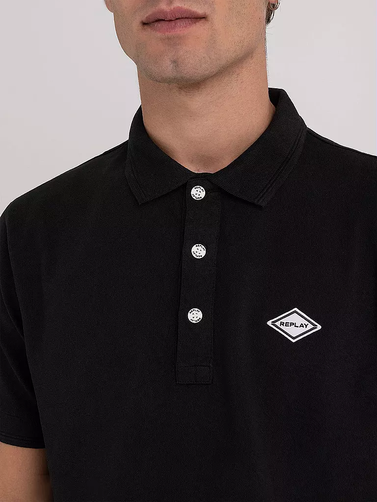 REPLAY | Poloshirt  | schwarz