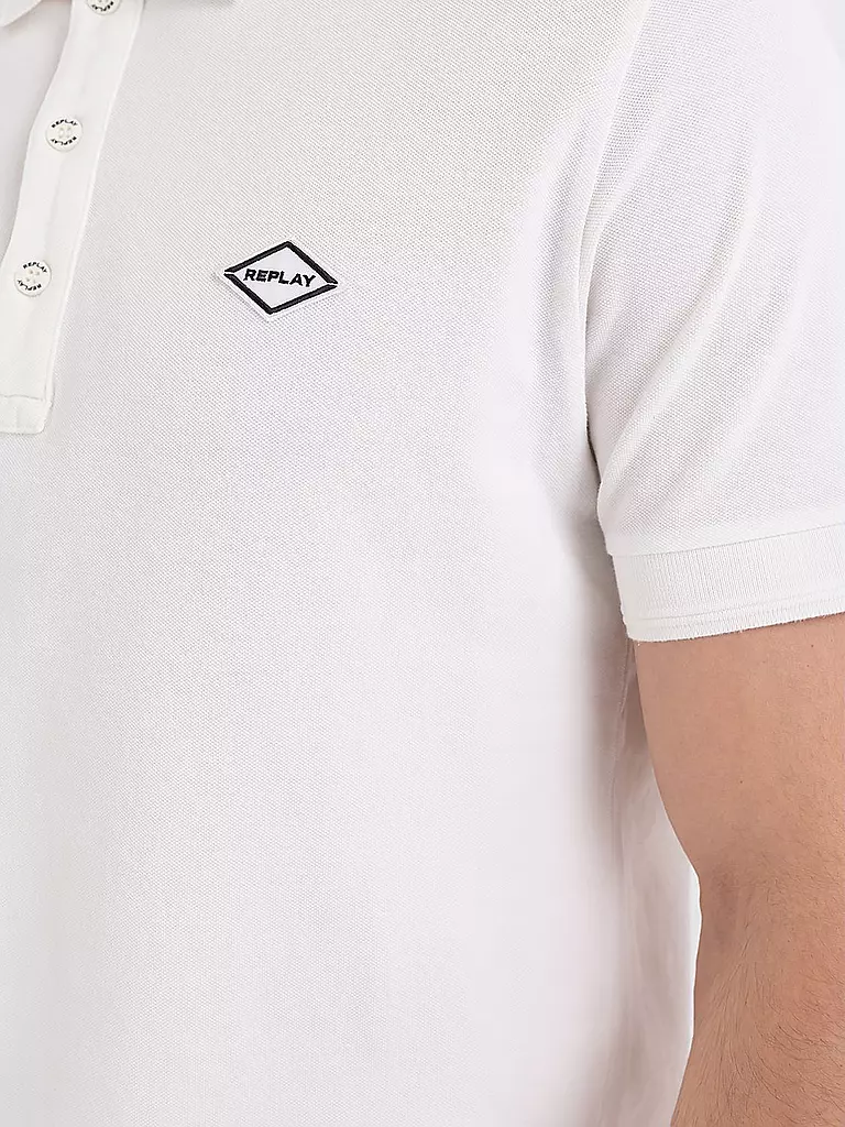 REPLAY | Poloshirt  | weiss