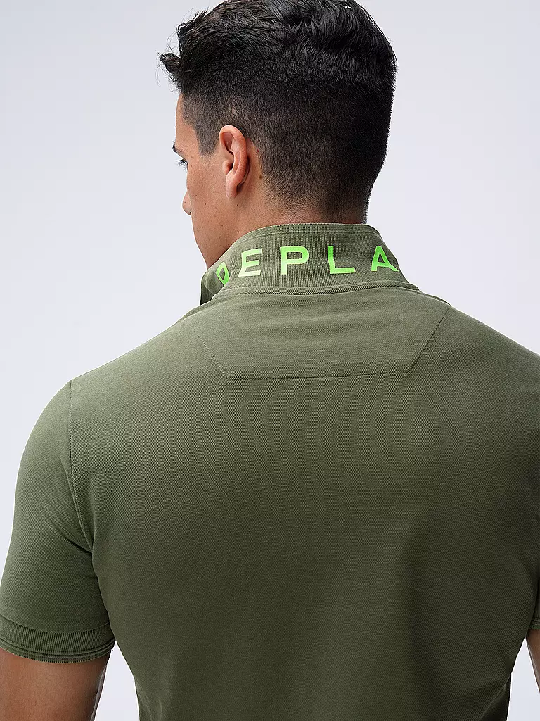 REPLAY | Poloshirt  | grün