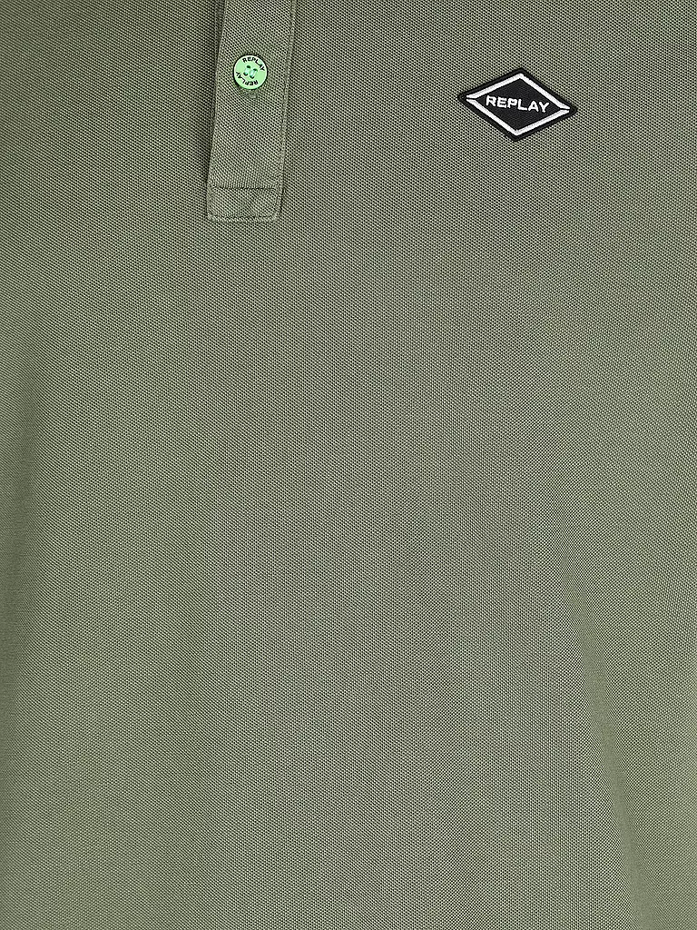 REPLAY | Poloshirt  | grün