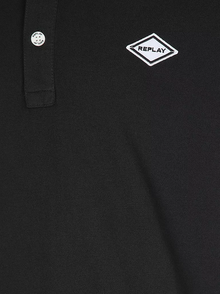 REPLAY | Poloshirt  | schwarz