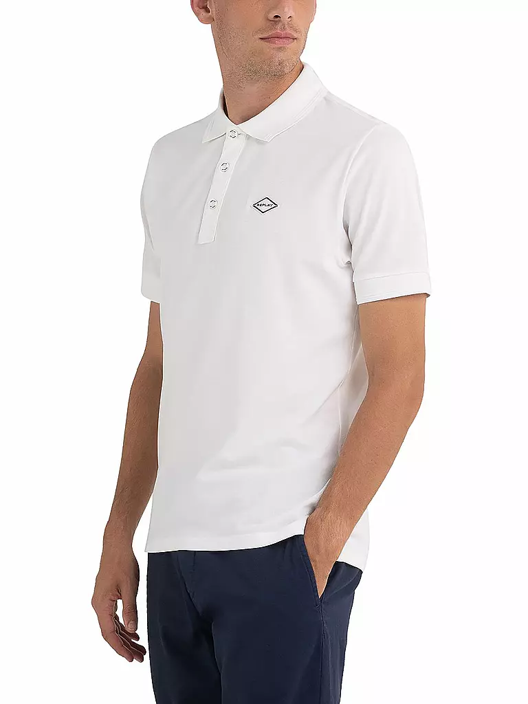 REPLAY | Poloshirt  | weiss