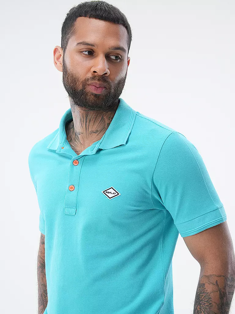 REPLAY | Poloshirt | hellblau